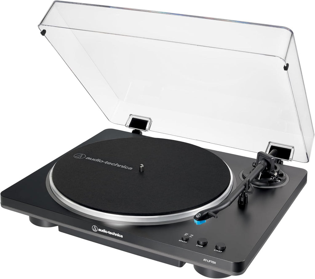 Audio-Technica AT-LP70X Automatic Turntable (Black/Grey)