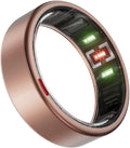 POBOVi Gen 2 Titanium Smart Ring for Women & Men, Sleep & Heart Rate Tracker, No Subscription, Size Before You Buy (Rosegold, 10)