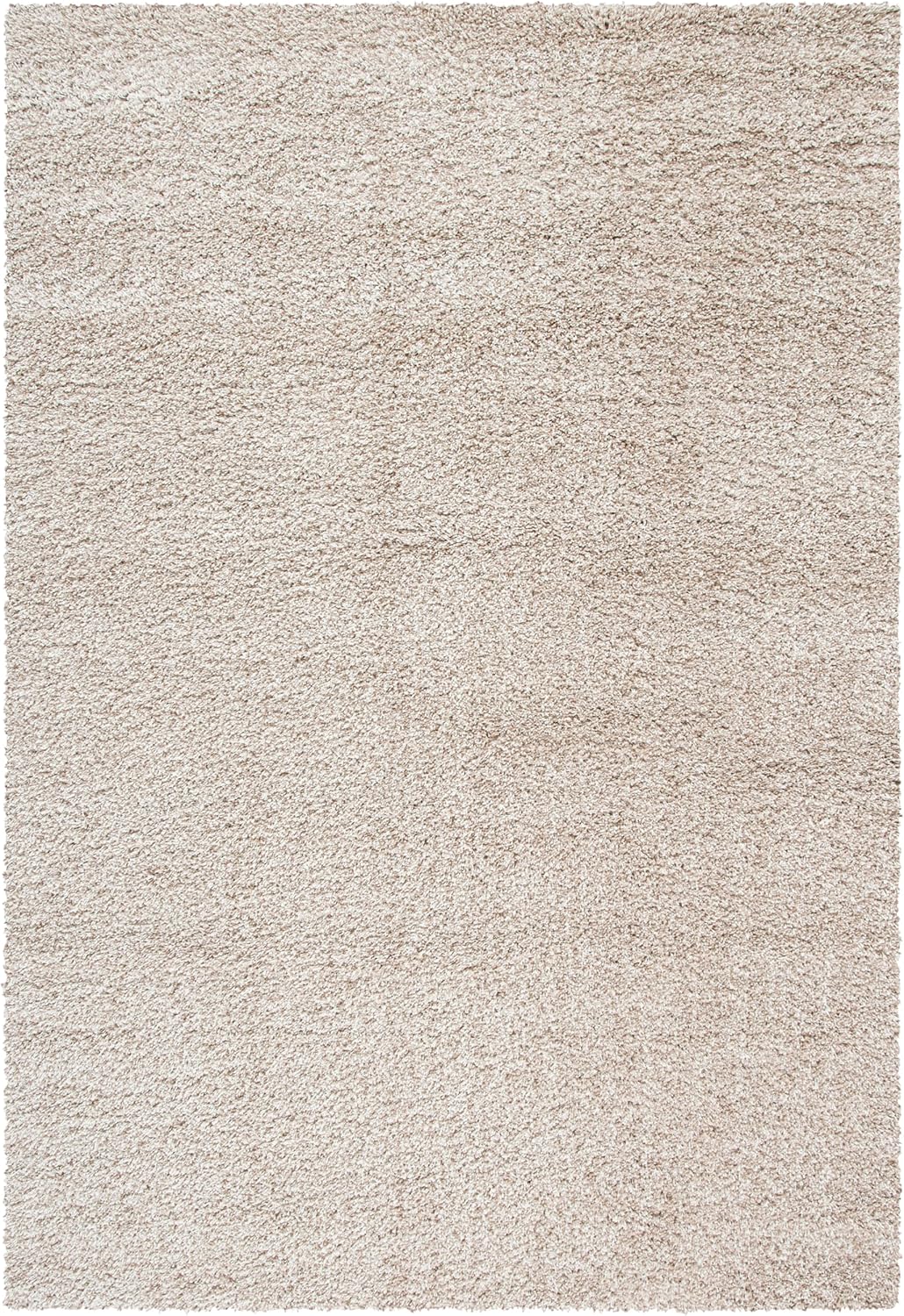SAFAVIEH Area Rug 8x10 - California Shag Collection - Large - Beige, Non-Shedding & Easy to Clean, Ultra Plush Thick Pile, Ideal for Living Room, Bedroom, Dining Space (SG151-1313)