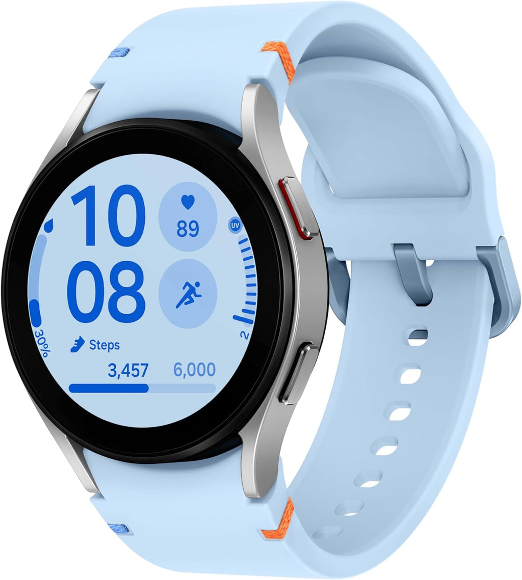 SAMSUNG Galaxy Watch FE 40mm Bluetooth AI Smartwatch w/Fitness Tracking, BIA Sensor, Personalized HR Zones, Heart Rate Tracker, Sleep Monitor, 2024, Silver (Renewed)