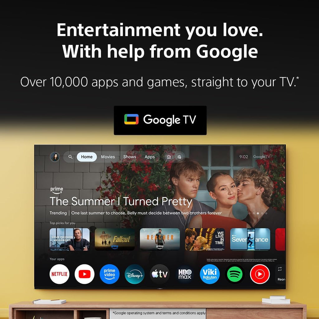 Sony BRAVIA 3 II 50 Inch 4K HDR LED Smart Google TV with Gemini, XR Processor with AI Technology, Dolby Vision/Atmos, 120Hz Television, Exclusive Features for PS5, K-50XR30M2, 2026 Model