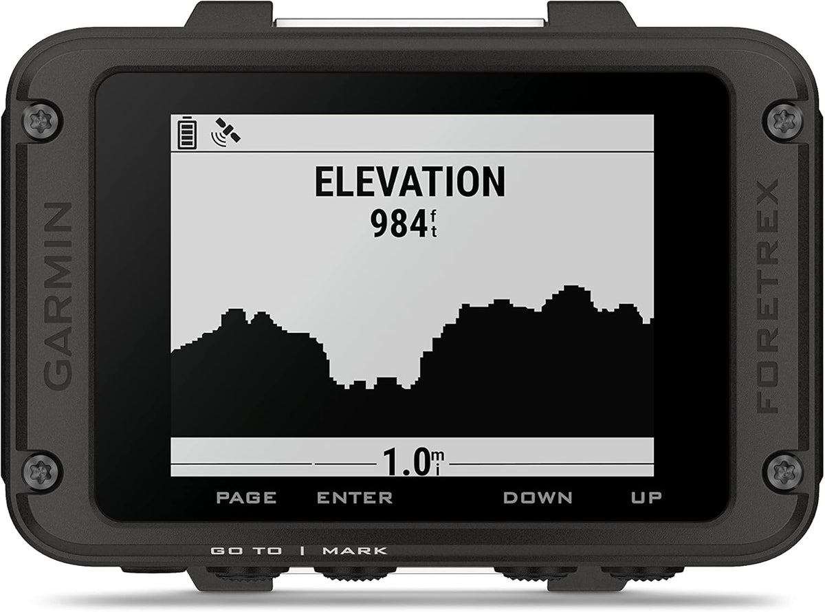Garmin Foretrex 801 Wrist-Mounted GPS Navigator with Tactical Features, No Strap with Wearable4U E-Bank Bundle