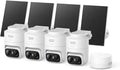 eufy Security eufyCam C37 4-Cam Kit, Security Cameras Wireless Outdoor, 360° AI Tracking with Pan and Tilt, 2K Solar Cameras, HomeBase Mini, Facial Recognition, No Monthly Fee, Color Night Vision