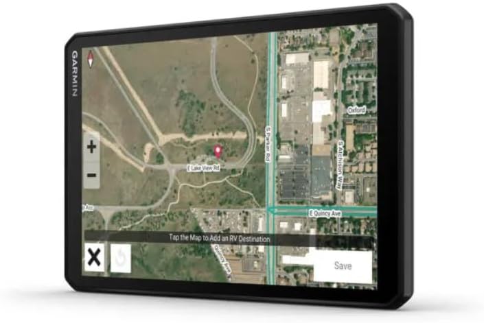 Garmin RV 895 GPS RV Navigator, 8” Large Easy-to-Read, Custom Routing, High-Resolution Birdseye Satellite Imagery, Directory of Parks and Services, Landscape/Portrait View Display Bundle