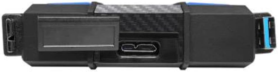 ADATA HD710 Pro - 2 TB External Hard Drive - Shockproof, Waterproof & Dustproof - Durable Storage - For Gamers, Students & Professionals - Mac, PC & Linux Compatible - Blue - AHD710P-2TU31-CBL
