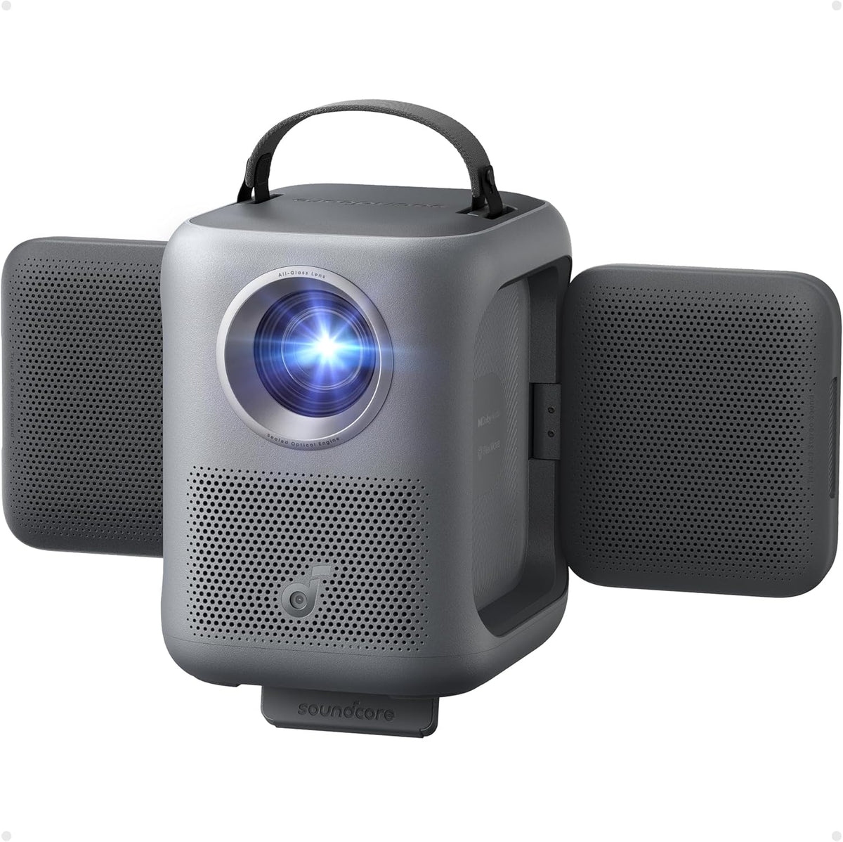 Anker Nebula P1i Portable Projector with WiFi and Bluetooth by soundcore, Flippable Design,1080P FHD, 4K Support, 380 ANSI Lumens, Auto Focus/Keystone, All-Glass Lens, Built-in Speaker