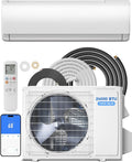 Feelfunn 24000 BTU Mini Split AC/Heating System, 19 SEER2 208-230V, Cools Rooms up to 1250 Sq.Ft, Air Conditioner with Installation Kit, Remote, Wi-Fi Control, Low Noise, Compatible with Alexa