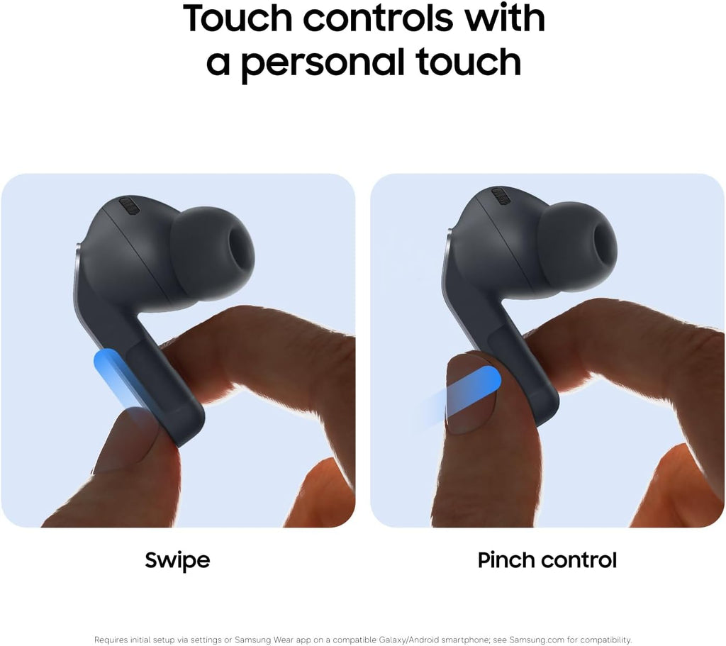 Samsung Galaxy Buds 4 Pro (2026) AI True Wireless Bluetooth Earbuds, Hi-Res Audio, 2-Way Speaker, ANC 2.0, Optimized Comfort, IP57, Live Translation, Black US Version, 2 Yr Warranty