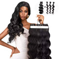 TRIIPPY Body Wave Bundles Human Hair,100% SoftMAX Raw Cambodian Hair Wavy 3 Bundles,Triple The Lifespan Over Regular Virgin Hair Bundle,No.1 Raw Hair Brand On Amazon(16 18 20 Inches,Natural Color)