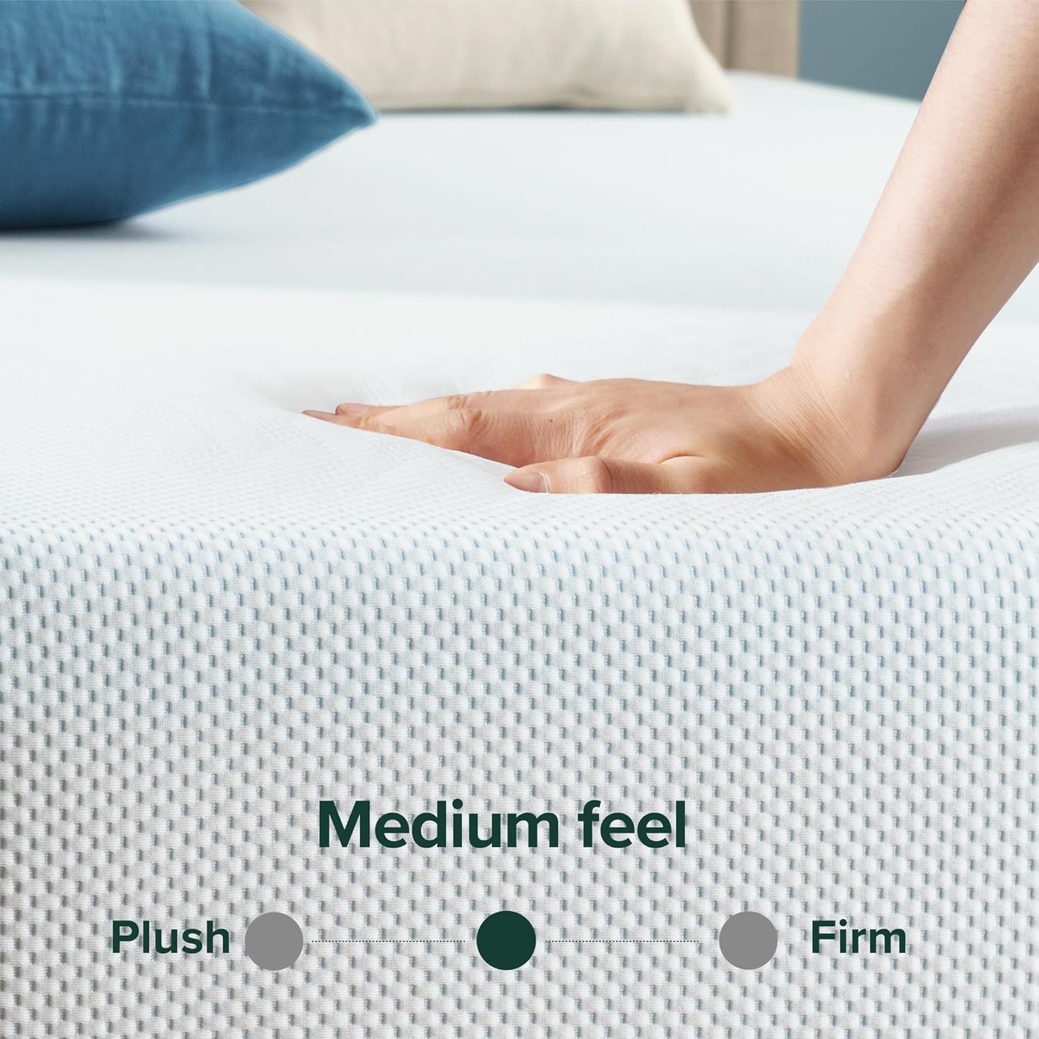 Zinus 8 Inch Green Tea Cooling Memory Foam Mattress New Version, Twin, Fiberglass Free, Medium Firmness, Cooling Gel Foam, Certified Safe Foams & Fabric, Mattress in A Box