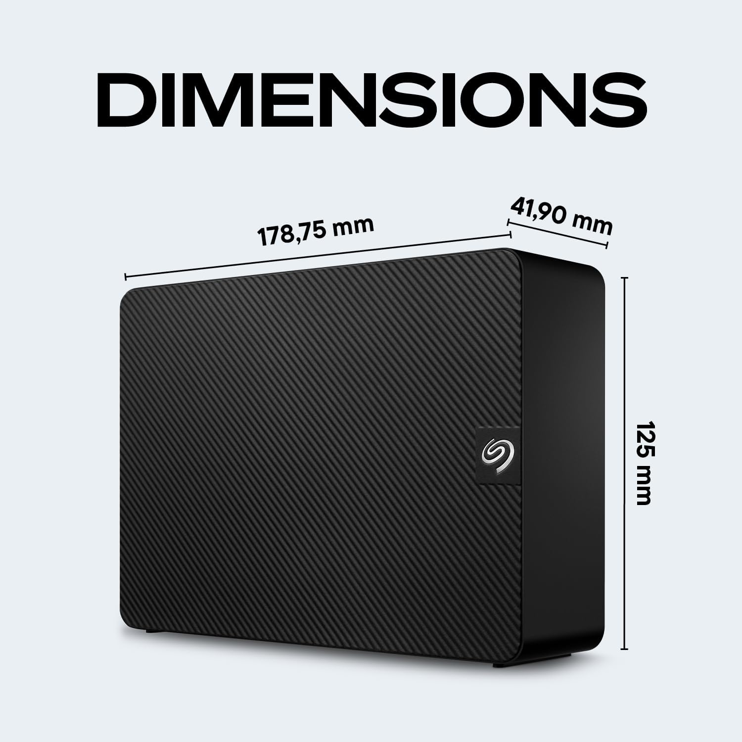Seagate Expansion 8TB External Hard Drive HDD - USB 3.0, with Rescue Data Recovery Services (STKP8000400)