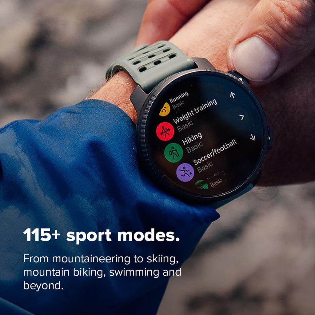 SUUNTO Vertical 2 GPS Sport Watch, Bright 1.5” AMOLED Touchscreen, LED Flashlight, 20-Day Battery Life, Offline Maps, Training Metrics & Recovery Insights, Dual-GNSS, 115+ Sport Modes, Arctic Gray