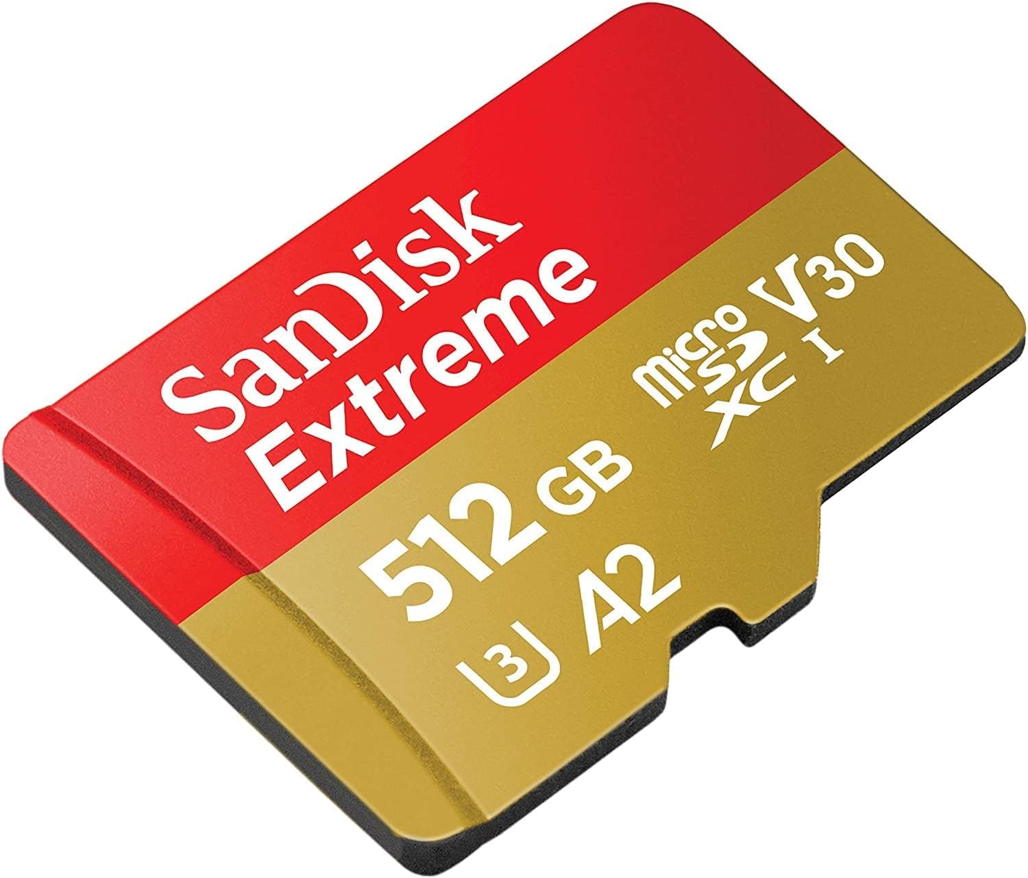 SanDisk 512GB 512G microSDXC Extreme 160MB / s microSD Micro SD SDXC UHS 4K U3 V30 A2 C10 Class 10 SDSQXA1-512G Mobile Phone Memory Card