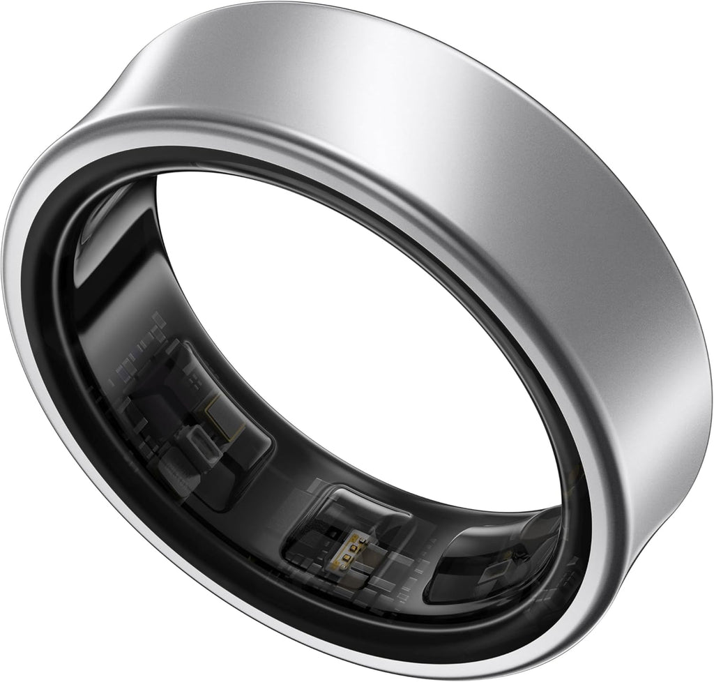 SAMSUNG Galaxy Ring, AI Smart Ring, Size First w/Sizing Kit, No App Subscription, Fitness Monitor, Sleep Tracker, Up to 7-Day Battery, Size 10, Titanium Silver US Version, 1Yr Manufacturer Warranty