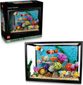LEGO Icons Tropical Aquarium Building Set for Adults, Ages 18+ - Bedroom, Home Office Decor - Gifts for Men & Women - Model Fish Kit with Plants & Corals - 10366