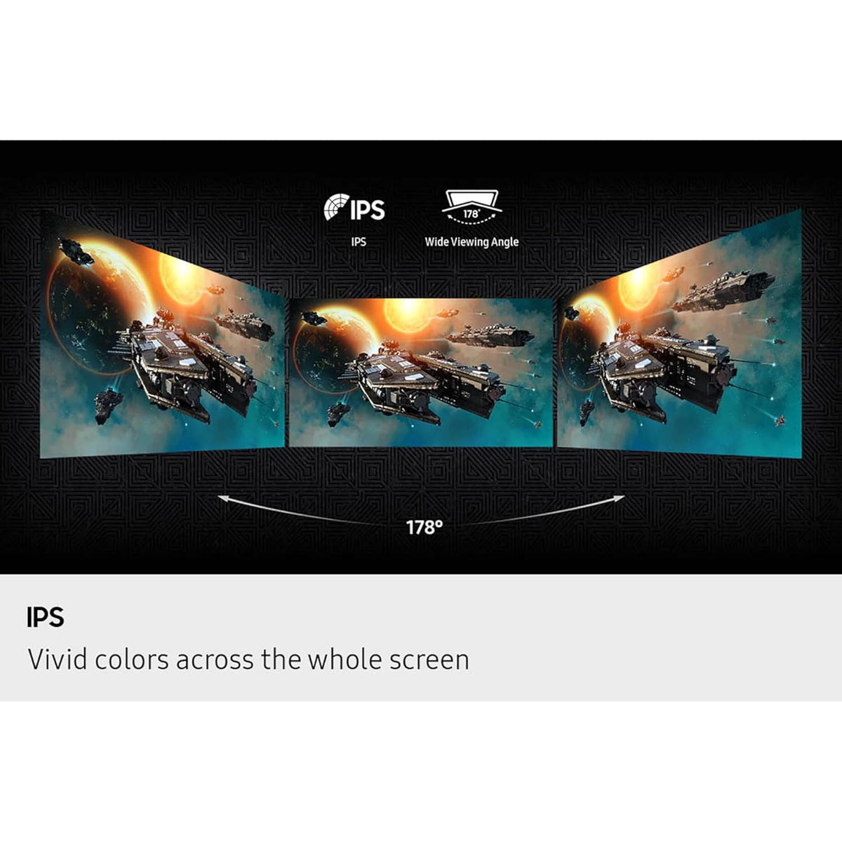 SAMSUNG 27” Odyssey G5 G53F QHD Resolution Gaming Monitor, HDR10, 200Hz Refresh Rate, IPS Panel, AMD FreeSync™ Premium, Black Equalizer, Auto Source Switch, LS27FG53DENXZA