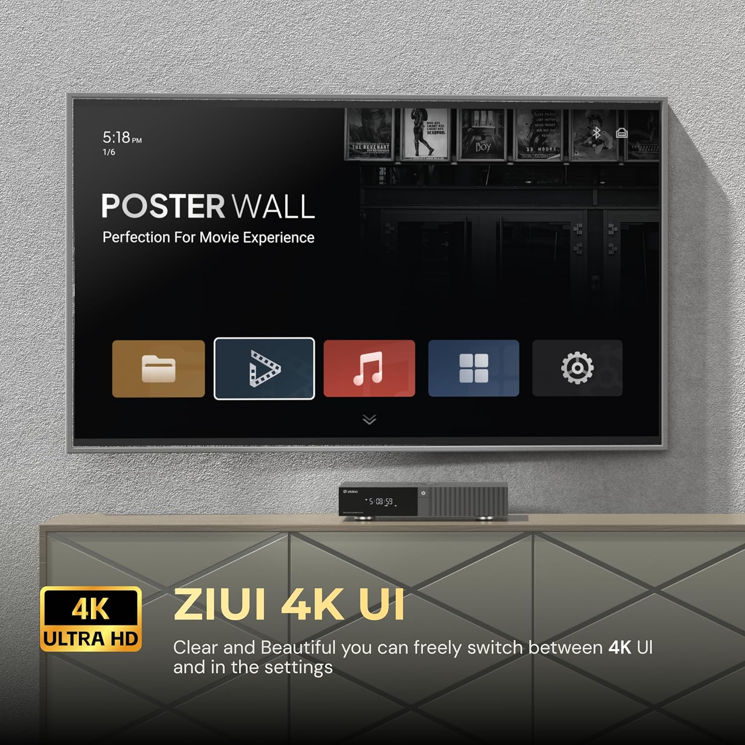 zidoo Z3000 PRO-8K HDR Media Player, Amlogic S928X-K Processor 8G+64G, Base on Android 11os, Support DV,HDR10+ and All HDR Technoly,BDMV/BDISO