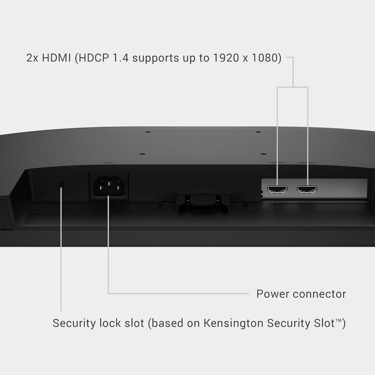 Dell 24 Monitor - SE2426H - 23.8-inch FHD (1920x1080) 144Hz 1ms Display, in-Plane Switching (IPS) Technology, AMD FreeSync™, TÜV 3-Star 2X HDMI, Tilt