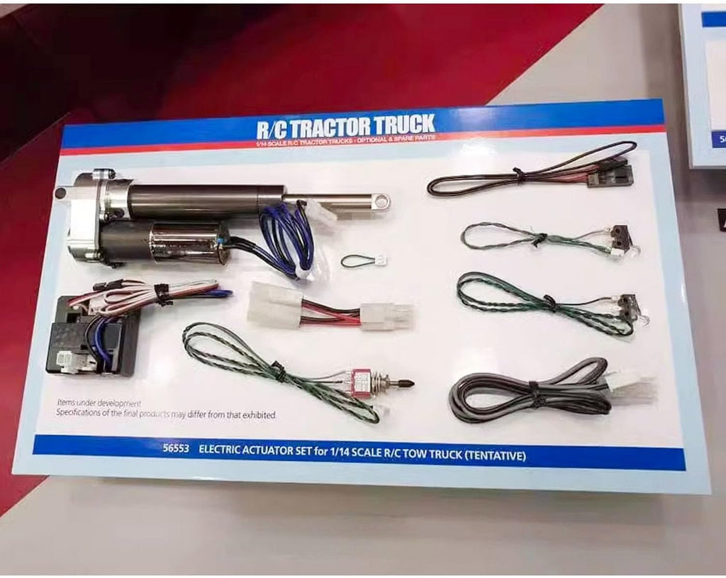 TOUCAN RC HOBBY 56553 Lifting Actuator Set for Tamiya 1/14 8x4 RC Tow Truck FH16 750 Tractor Car 56362