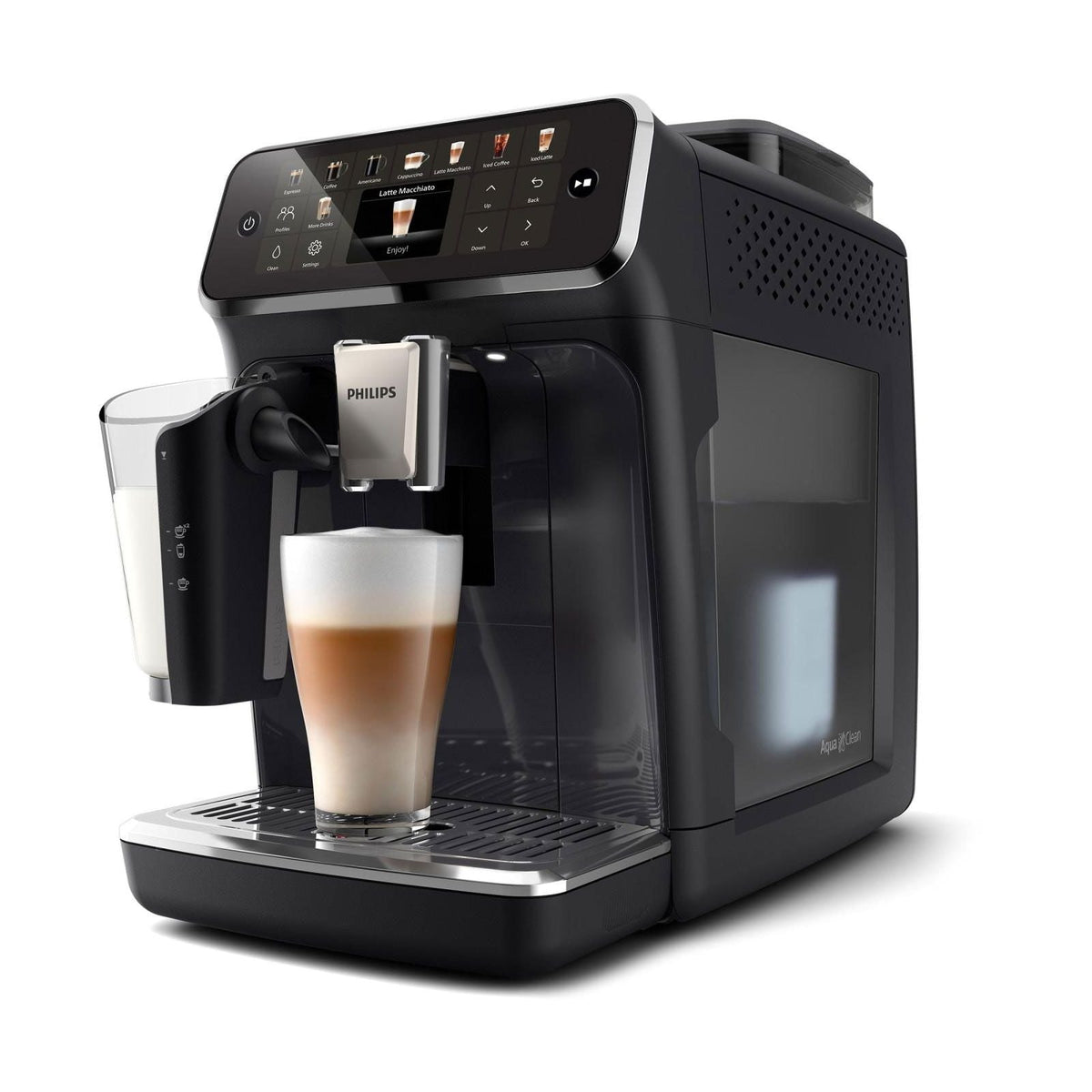 PHILIPS Series 5500 EP5541/50 Kaffeevollautomat, Espressomaschine, 1,8 l, Ka Espressomaschine Schwarz