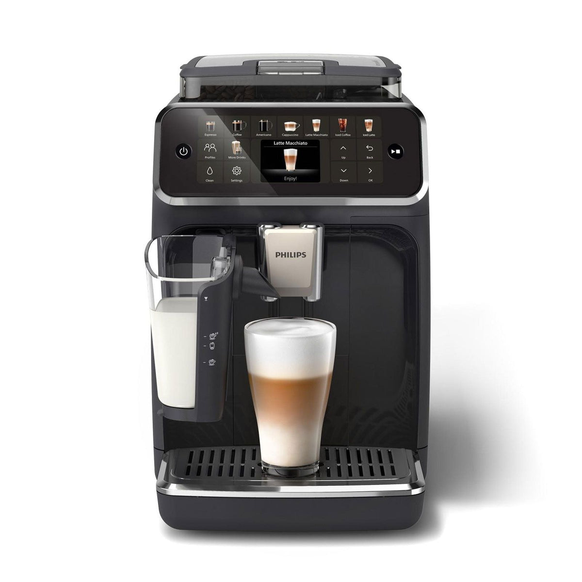 PHILIPS Series 5500 EP5541/50 Kaffeevollautomat, Espressomaschine, 1,8 l, Ka Espressomaschine Schwarz