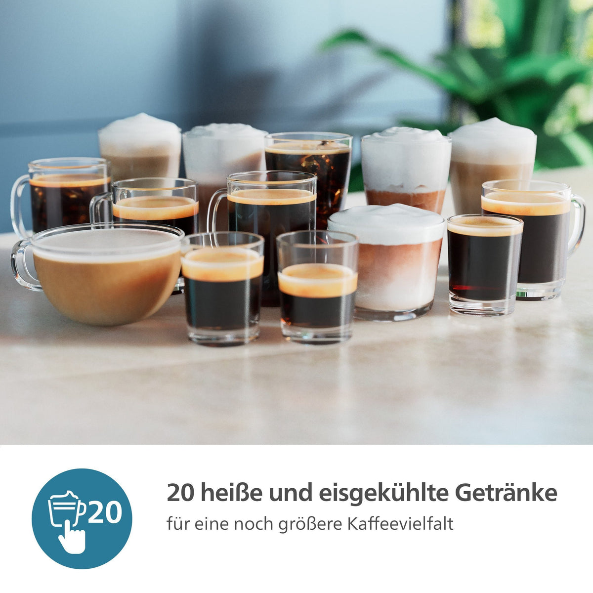 Philips Kaffeevollautomat EP3347/90 3300 Series, 6 Getränke (heiß oder eisgekühlt), LatteGo-Milchsystem, SilentBrew Technologie, Chrom-Schwarz