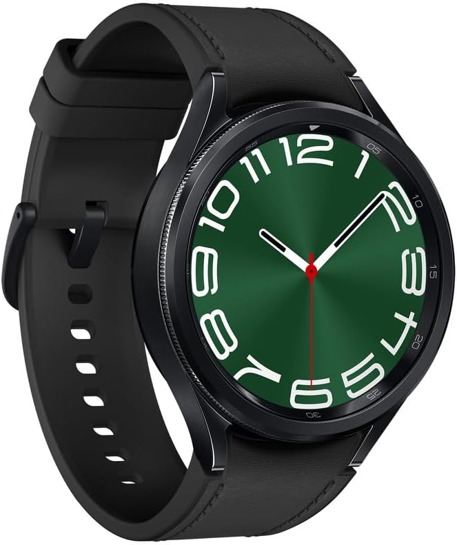 SAMSUNG Galaxy Watch 6 Classic 47mm Bluetooth Smartwatch, Rotating Bezel, Fitness Tracker, Personalized HR Zones, Advanced Sleep Coaching, US Version, Black (Renewed)