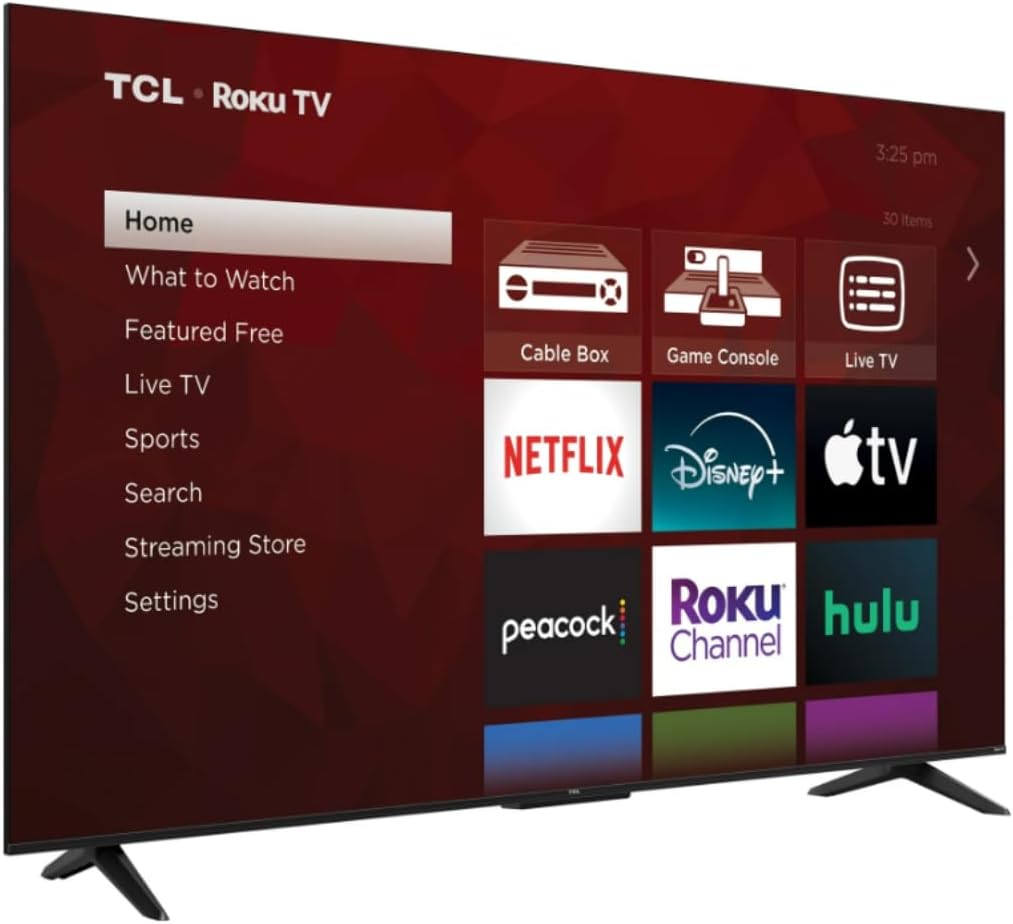 TCL 55S41BR 55" Class S4 4K Ultra HD HDR LED Smart TV (Renewed)