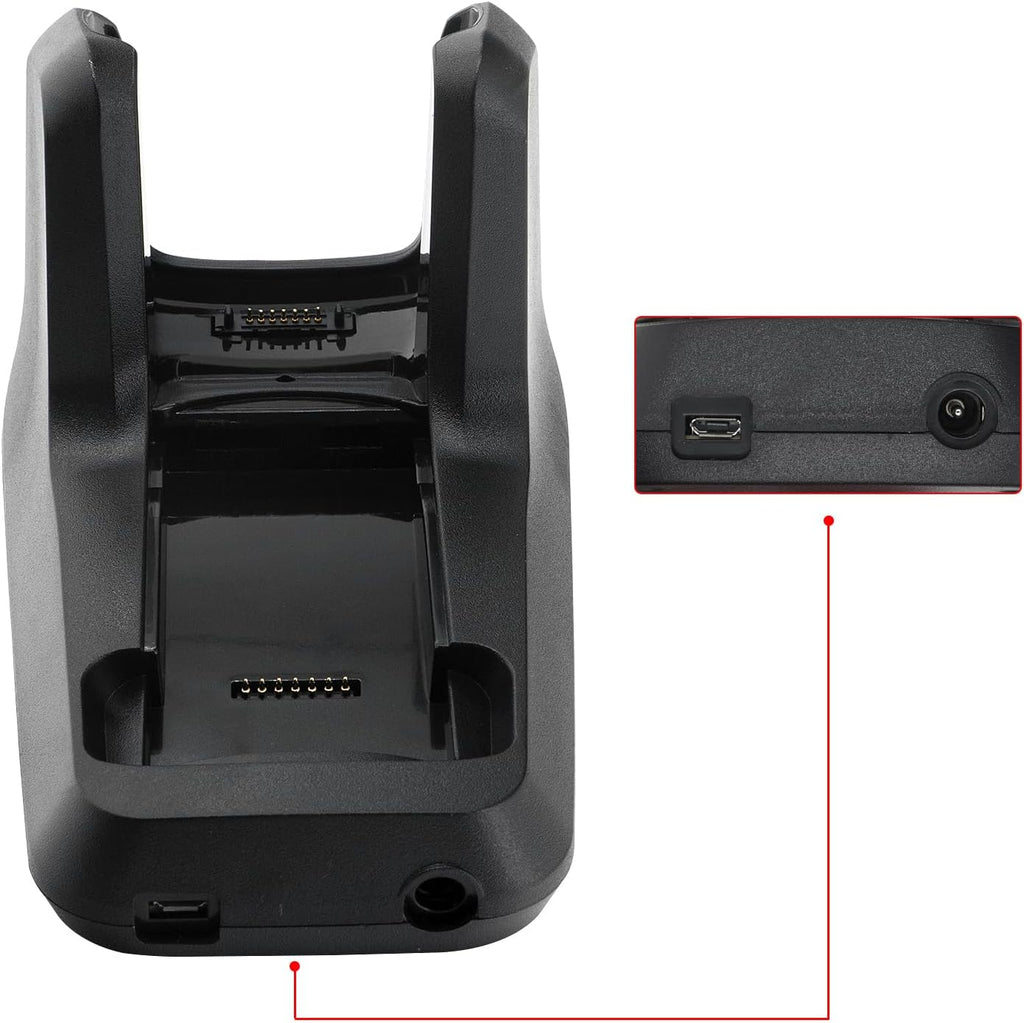 Charger Cradle for Zebra MC3300 MC3300x MC3300ax MC3400 MC330K MC330M MC330L MC333R MC3450 Barcode Scanner, CRD-MC33-2SUCHG-01, Single Slot Charging Dock & Communication Station