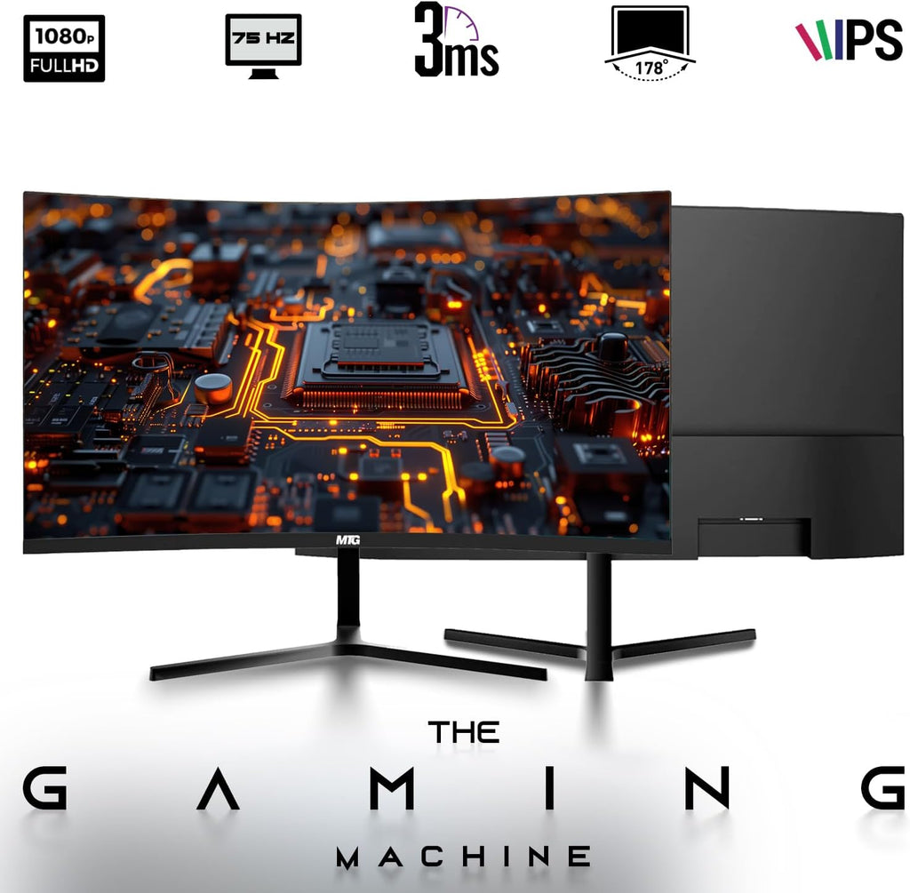 Dell Optiplex Tiny Mini Desktop PC, Intel Core i5, 16GB RAM, 512GB SSD with Dual 27 inch Curved Monitor, AI Enabled RGB Keyboard Mouse, RGB Soundbar and Webcam Windows 11 Pro (Renewed)