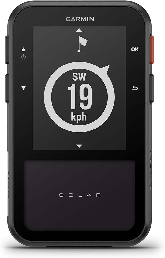 Garmin Approach G20 Solar GPS Golf Handheld | 43,000 Preloaded Course Maps, Unlimited Battery Life, Cart Magnet | with CT10 Bluetooth Club Tracking Sensors (14) and Signature Series Gift Bundle