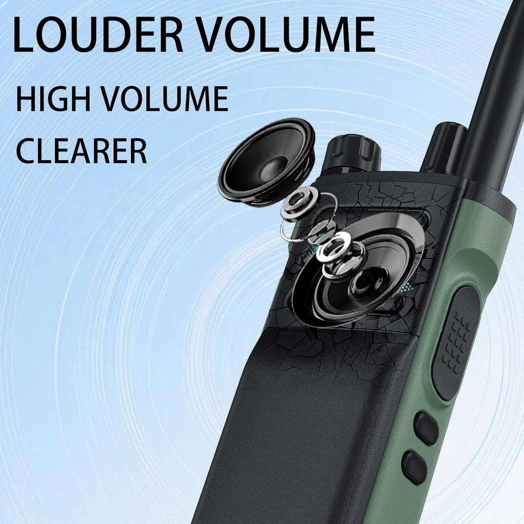 BAOFENG DM32 DMR Handheld Radio with USB-C Charging, GPS, 10W Long Range Walkie Talkie for Emergency Rescue & Outdoor Sports DM-32UV (1 Pack Green)