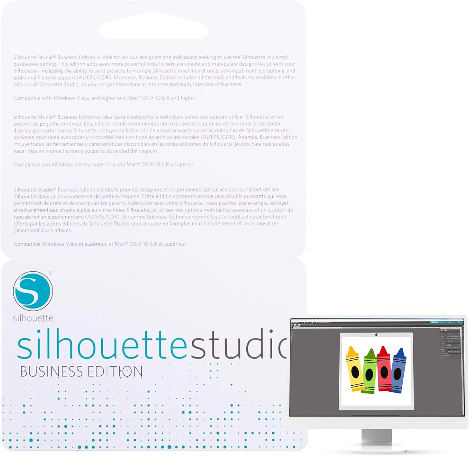 Silhouette America Studio Business Edition Software, Multicolor