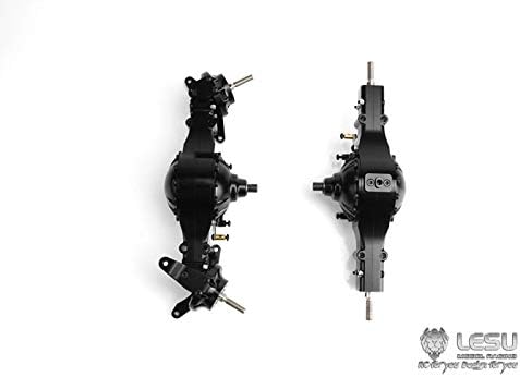 TOUCAN RC HOBBY Lesu 4X4 Metal Front Rear Axle Differential Lock 1/14 Tractor Truck Tmy Model
