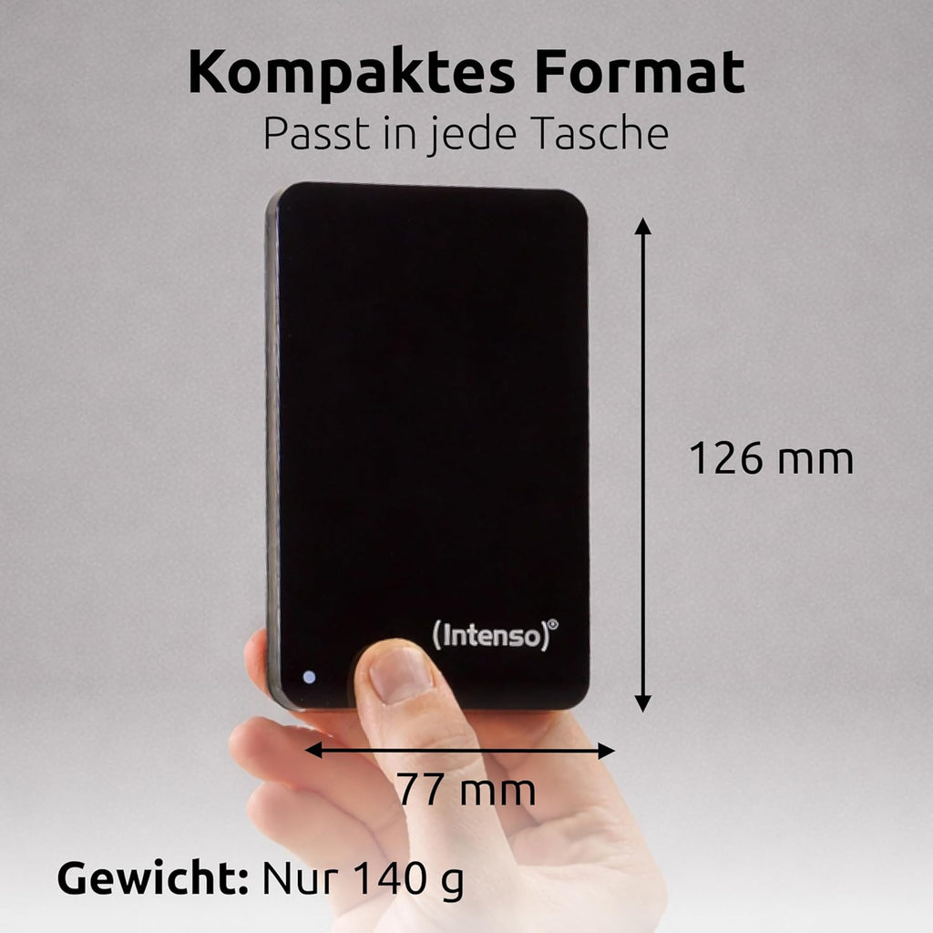 Intenso 6023560 1TB Memory Drive USB 3.0 2.5" External Hard Drive