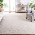 SAFAVIEH Area Rug 9x12 - Metro Collection - Large - Natural & Ivory, Handmade Wool, Ideal for Living Room, Bedroom, Dining Space (MET998A)