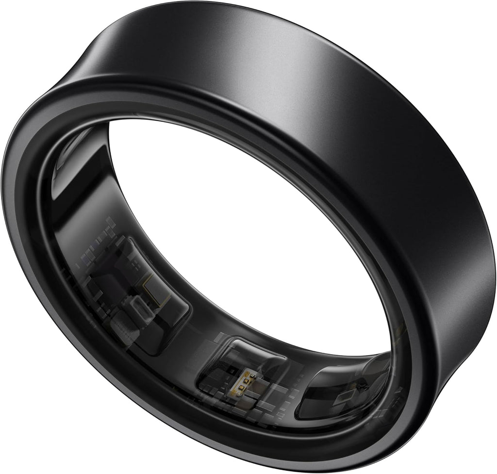 SAMSUNG Galaxy Ring, AI Smart Ring, Size First w/Sizing Kit, No App Subscription, Fitness Monitor, Sleep Tracker, Up to 7-Day Battery, Size 11, Titanium Black US Version, 1Yr Manufacturer Warranty