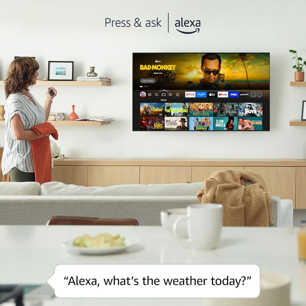Panasonic W70 Series (2025 Model) 70" LED 4K Ultra HD Smart Fire TV, Press & Ask Alexa, Apple AirPlay, HDR10+, HDMI 2.1, and Bluetooth Support - 70W70BP