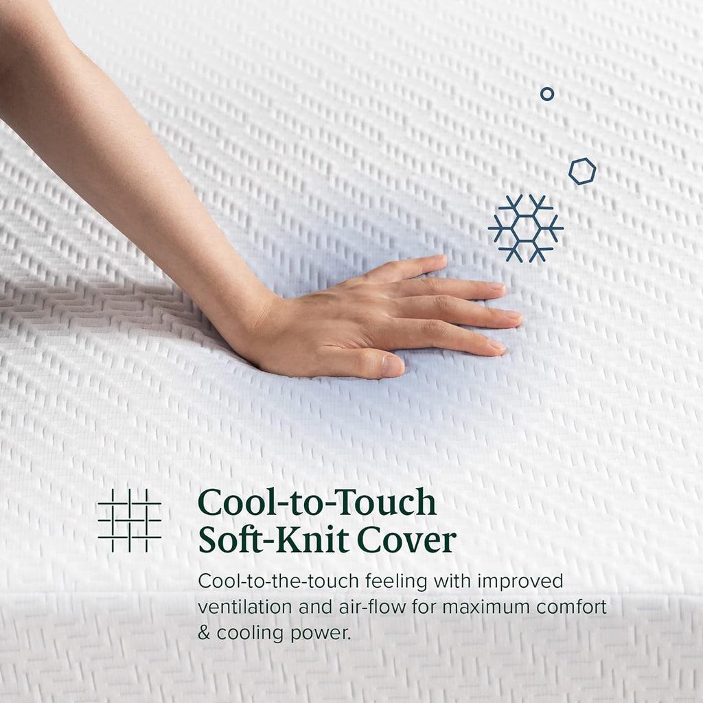 Zinus 14 Inch Ultra Cooling Gel Memory Foam Mattress, King, Cool-to-Touch Soft Knit Cover, Pressure Relieving, CertiPUR-US Certified, Mattress in A Box, All-New, Made in USA