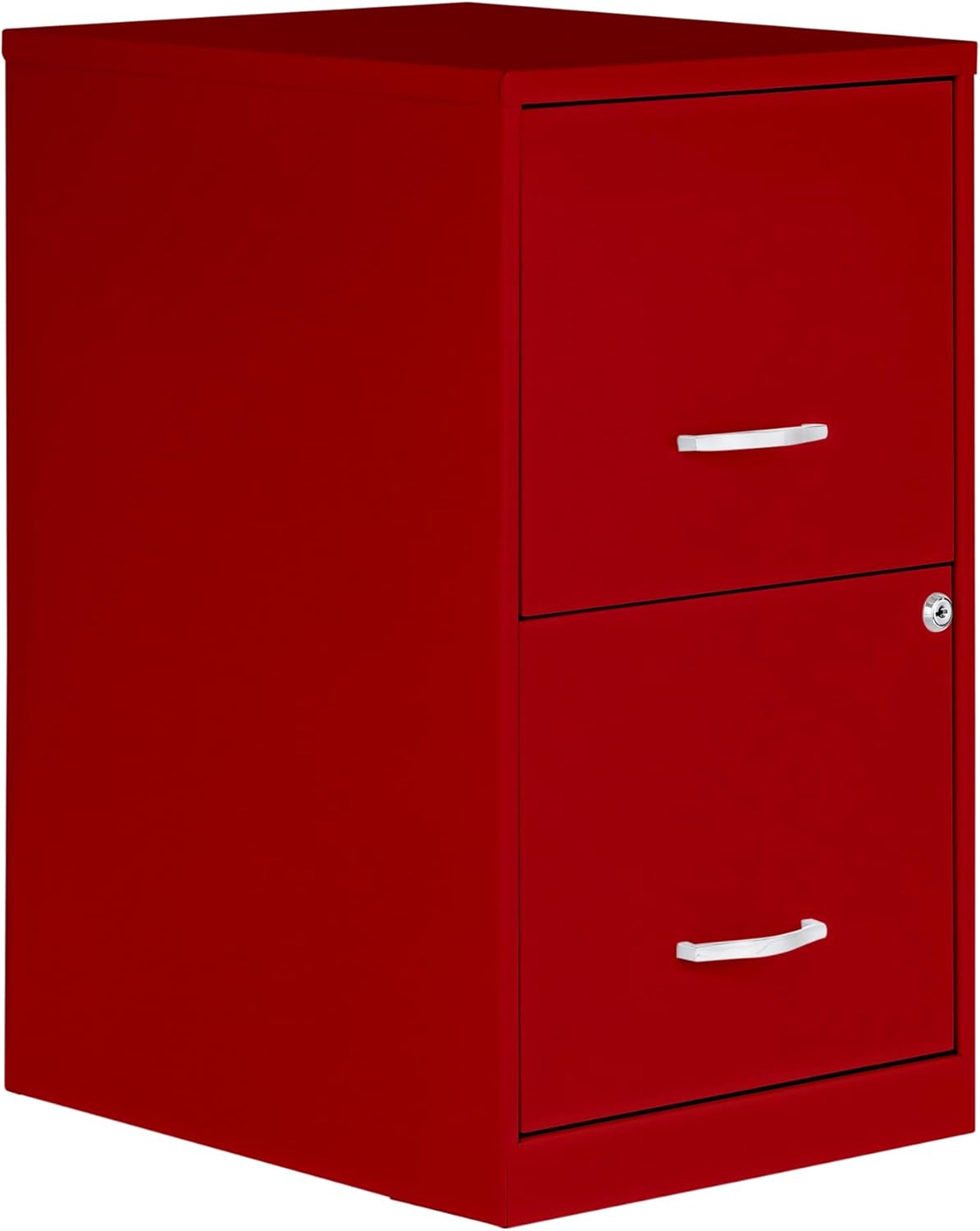 NuSparc 2 Drawer Locking Filing Cabinet | Pre-Assembled Steel Construction | Space-Saving Design is Perfect for Home and Small Office | Letter-Size | Assembled in North America