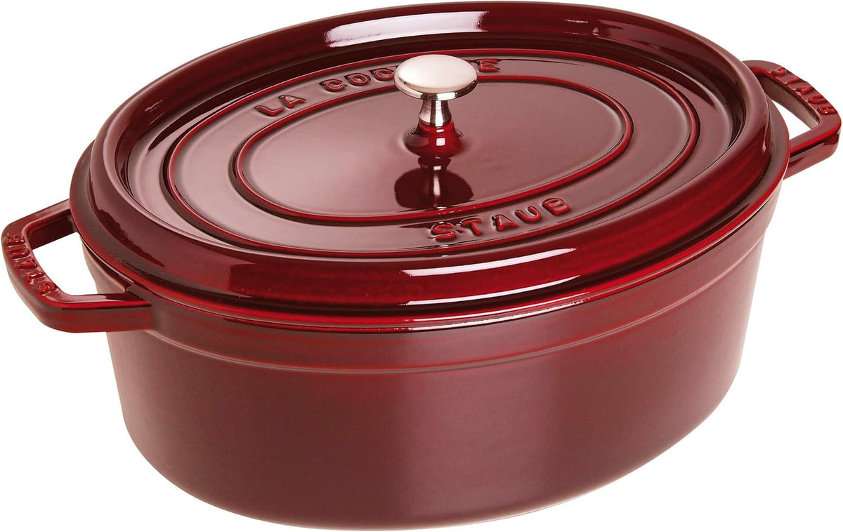 Staub Oval Cocotte - 7Qt - Grenadine