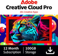Adobe Creative Cloud Pro | 20+ creative apps plus 100GB Storage | 12-Month Subscription with Auto-Renewal|PC/Mac