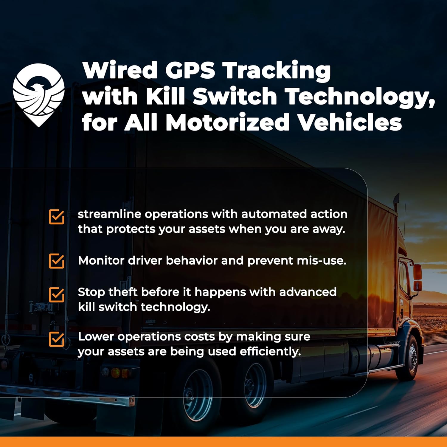 Trackhawk VL03 GPS Tracker with Kill Switch - 4G LTE Vehicle Tracking for Cars, Trucks & Trailers with Driver Monitoring, Anti-Theft Protection & Real-Time Location Tracking – Subscription Required