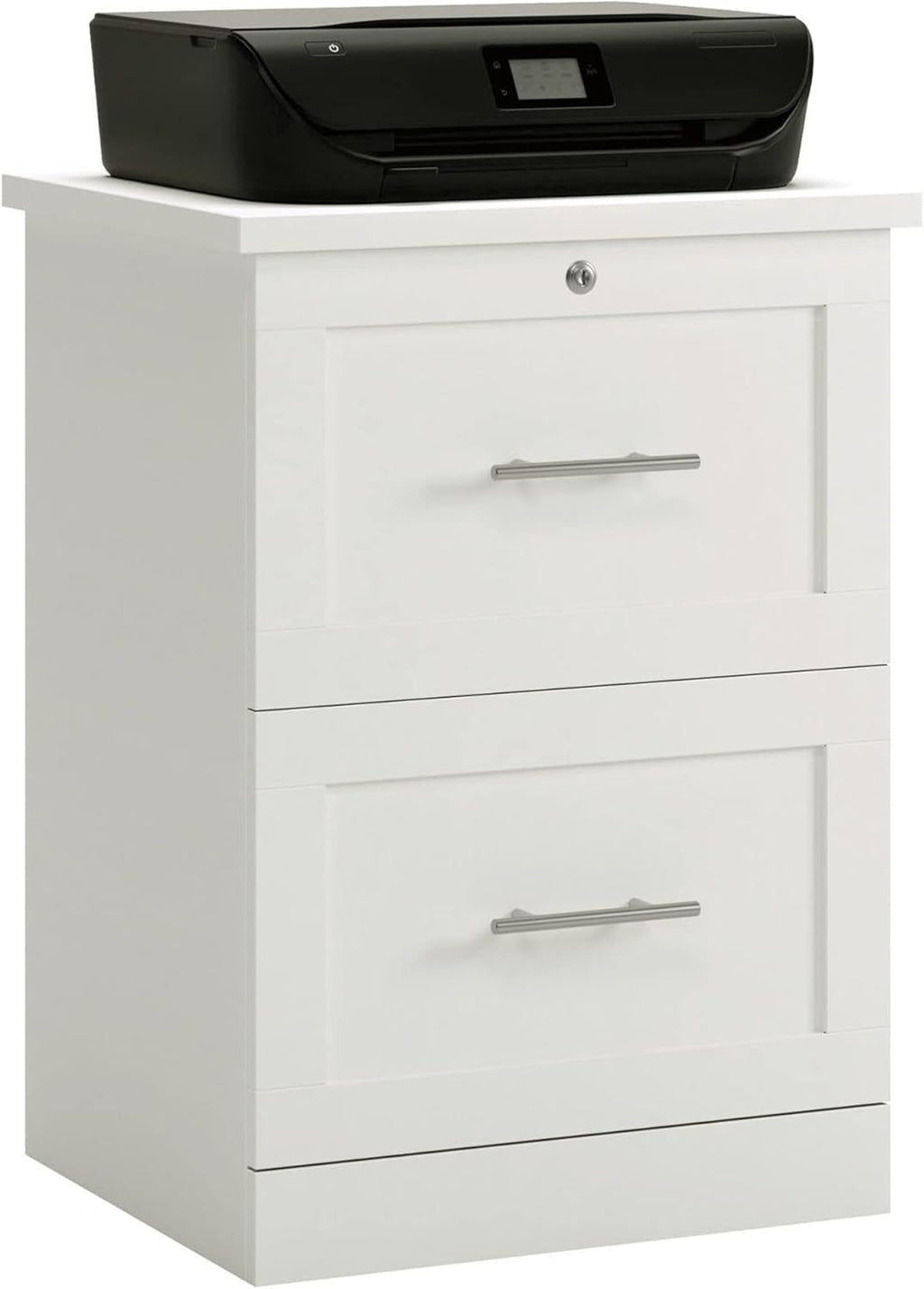 Realspace® 28-1/8 in. X 19 in Vertical 2-Drawer File Cabinet, White