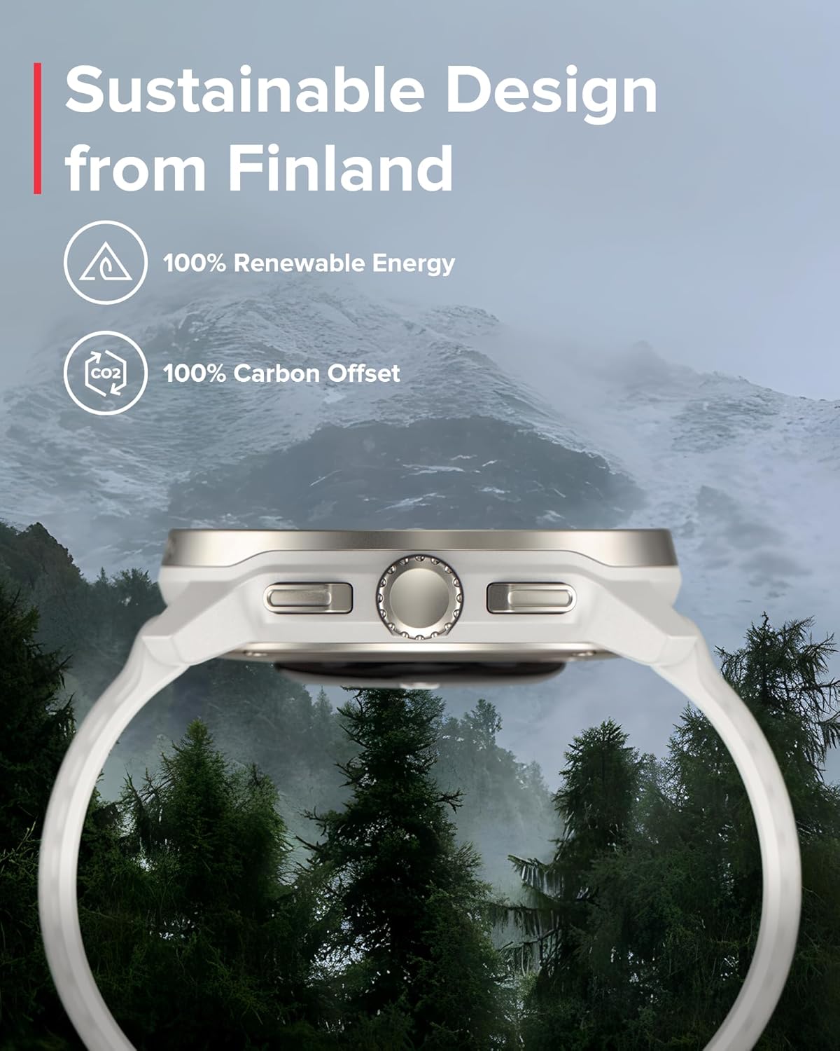 SUUNTO Race S GPS Sports Watch, 1.32" AMOLED Touchscreen w/Crown, 13 Days Battery Life, Training & Sleep Health Tracking, Dual-GNSS, 32GB Global Offline Maps, Lightweight for Running, Powder Gray