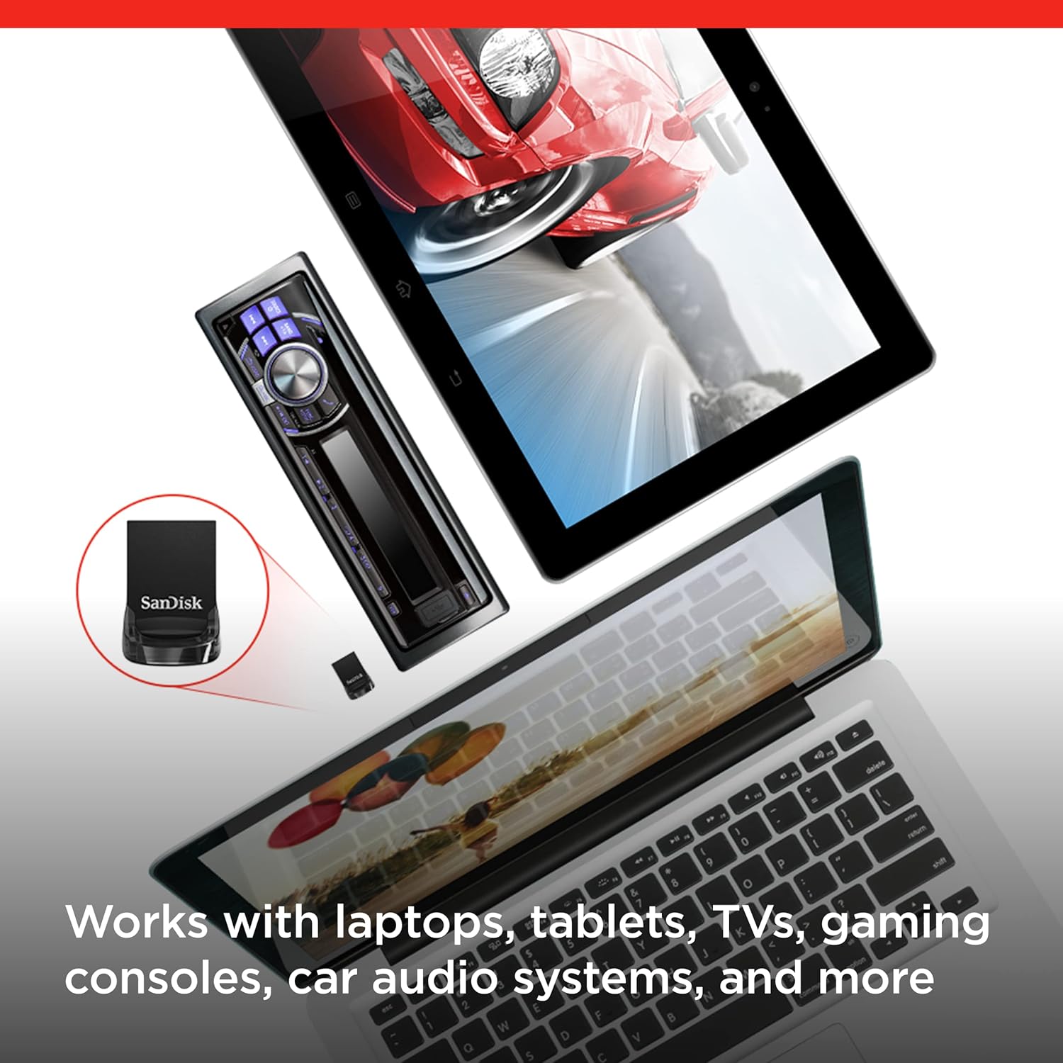 SANDISK 1TB Ultra Fit USB 3.2 Gen 1 Flash Drive - Up to 400MB/s, Plug-and-Stay Design - SDCZ430-1T00-G46