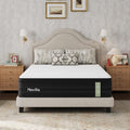 Novilla Queen Mattress in a Box, 10 Inch Cooling Hybrid Mattress with Upgraded Pocketed Coils & Gel Memory Foam, Enhanced Support, Motion Isolation, Pressure Relief, CertiPUR-US
