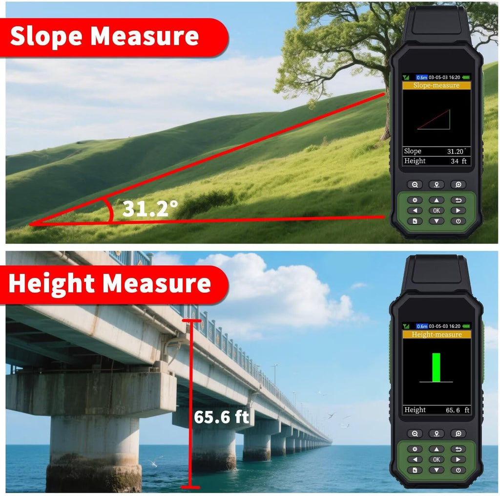 ZL190 Handheld GPS for Surveying, High Precision GPS Surveying Equipment for Mountainous Land Slope and Flat Field Outdoor Use