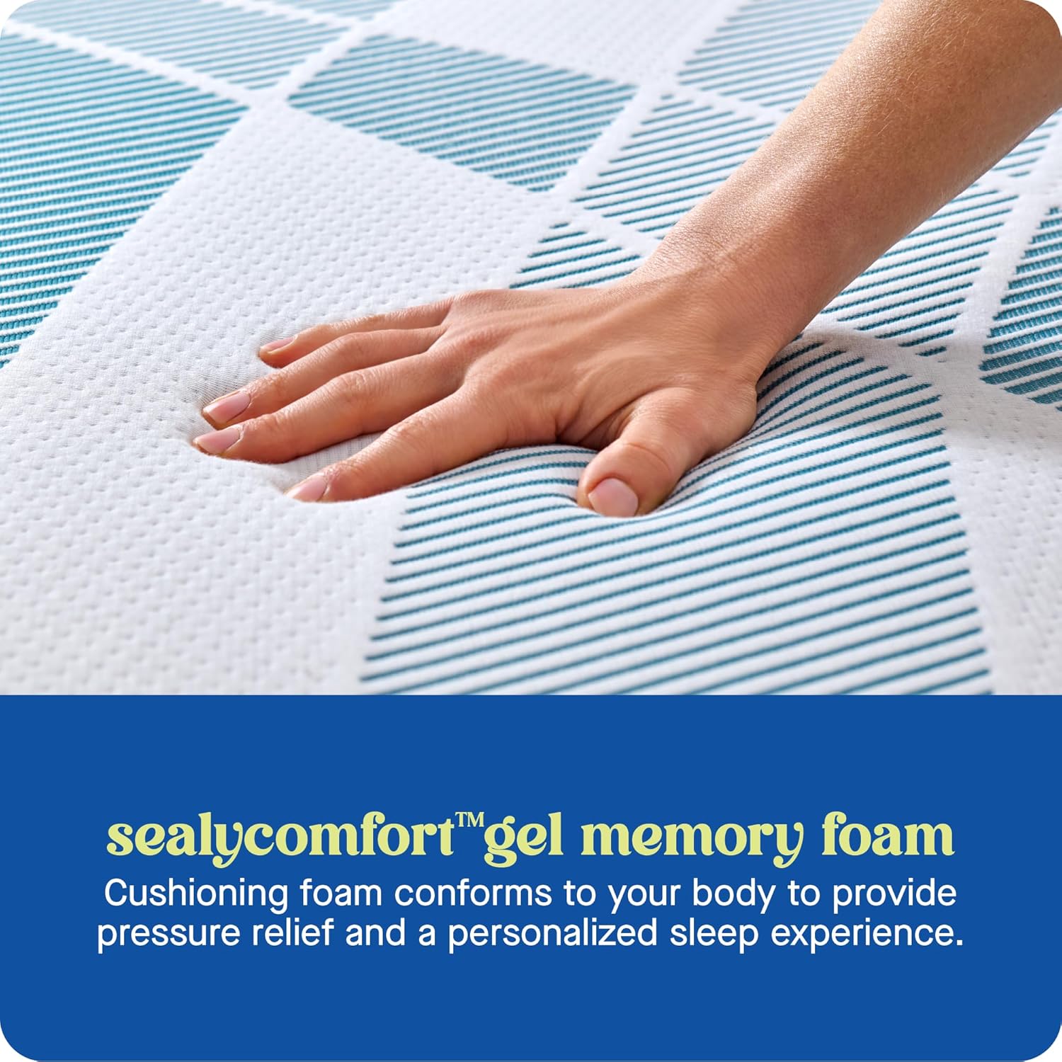 Sealy Dreamlife 12” Hybrid Mattress-in-a-Box, Full, SealyComfort Gel Memory Foam, SealyResponsive Encased Coils, Surface-Guard Technology