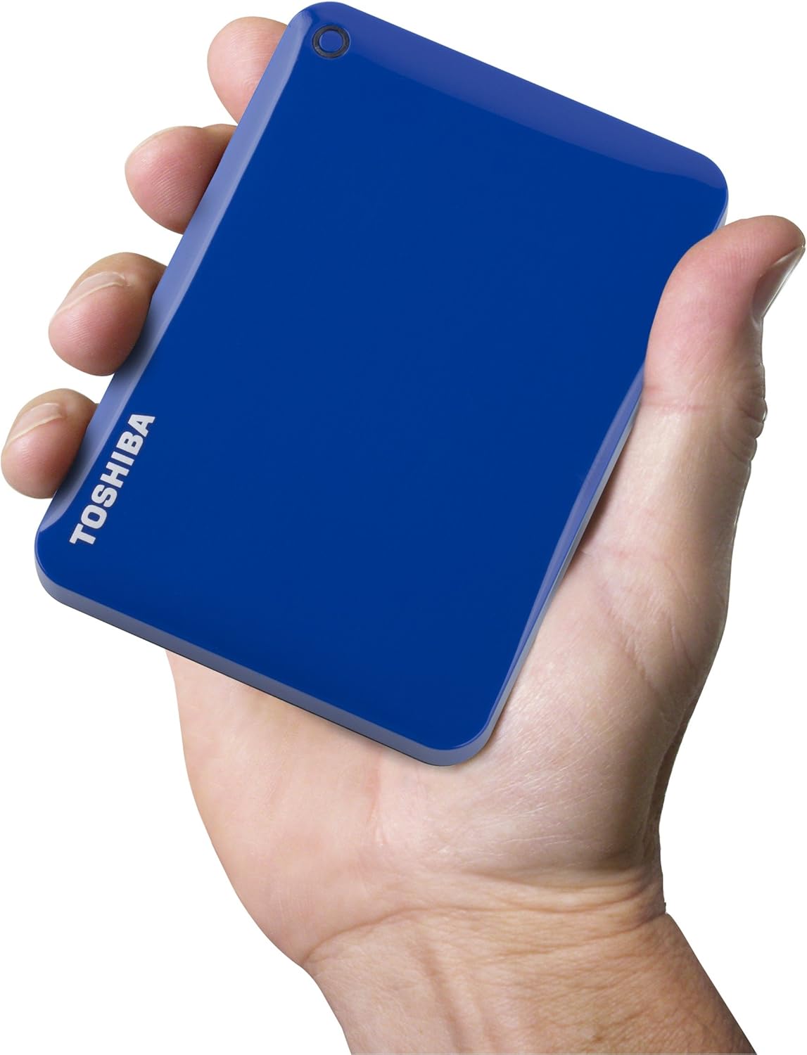 Toshiba Canvio Connect II 1TB Portable Hard Drive, Blue (HDTC810XL3A1)
